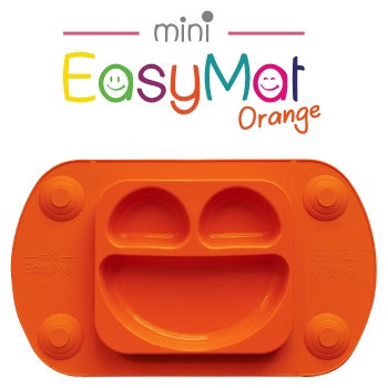 EasyMat®mini - silikonový krmící talíř - oranžový - Kliknutím na obrázek zavřete