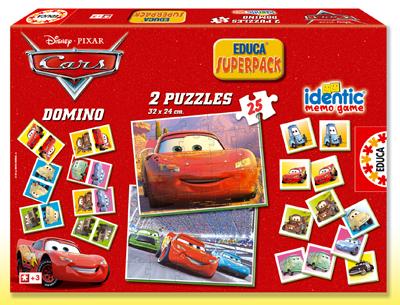 Superpack Cars - puzzle, pexeso, domino - Kliknutím na obrázek zavřete