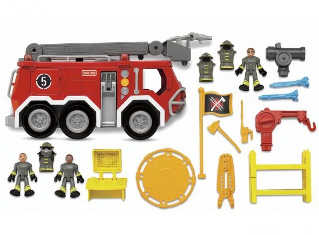 Imaginext hasičský vůz a stanice - Kliknutím na obrázek zavřete