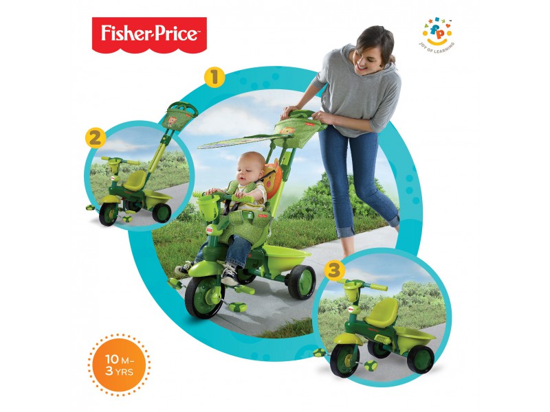 Tříkolka Fisher Price Royal green - DÁREK ZDARMA-SKLADEM - Kliknutím na obrázek zavřete