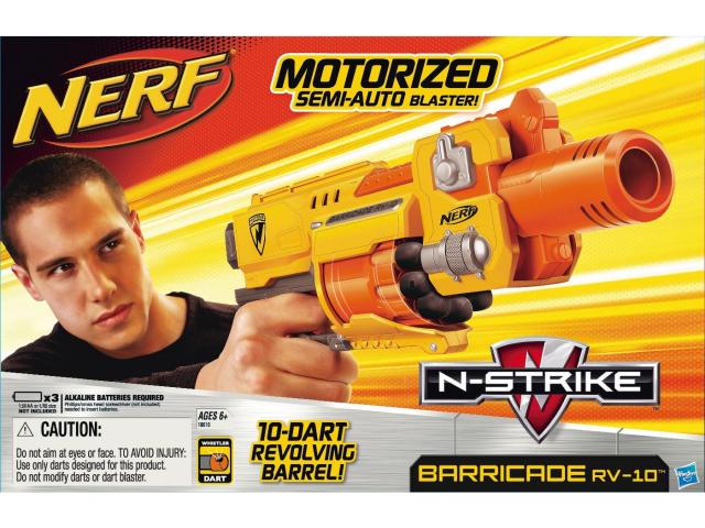 NERF - N -Strike pistole barricade - polo-automatická pistole - Kliknutím na obrázek zavřete