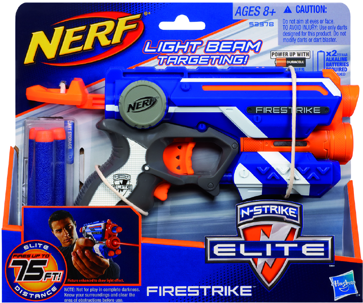 NERF elite pistole s laserovým zaměřováním - Firestrike - Kliknutím na obrázek zavřete