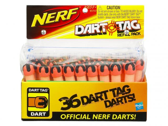 NERF - dart tag - nahradní šipky 36 ks - Kliknutím na obrázek zavřete