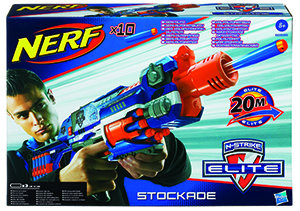 NERF Elite automatická pistole s bubnovým zásobník - Kliknutím na obrázek zavřete