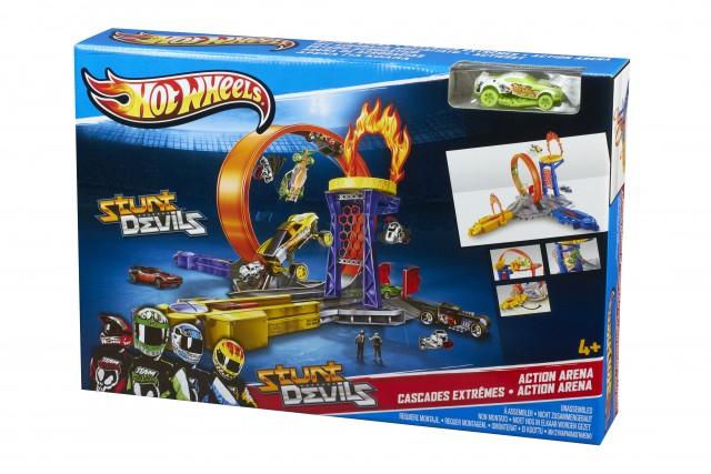 HW Hot Wheels team kaskadérská dráha - Kliknutím na obrázek zavřete