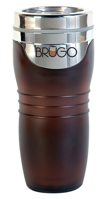 Termohrnek Brugo, Truffle - tmavě hnědý - Kliknutím na obrázek zavřete