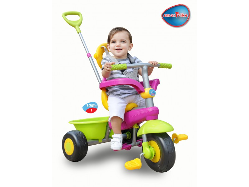 SMART TRIKE 1293300 Tříkolka UNO CLASSIC - fialovo-zelená - Kliknutím na obrázek zavřete