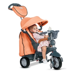 šedo-oranžová tříkolka Explorer Orange 5v1 360 - Kliknutím na obrázek zavřete