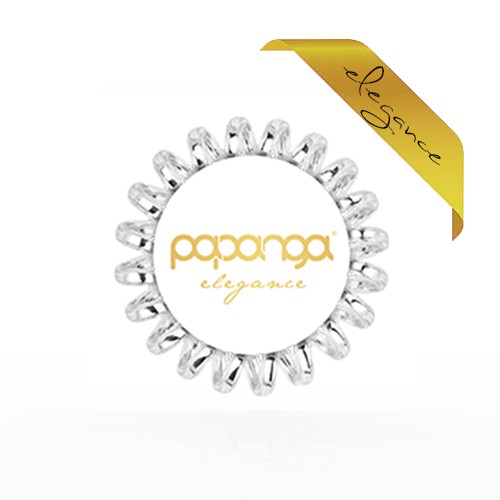 Papanga®-originální gumička do vlasů-malá-elegant silverSK - Kliknutím na obrázek zavřete