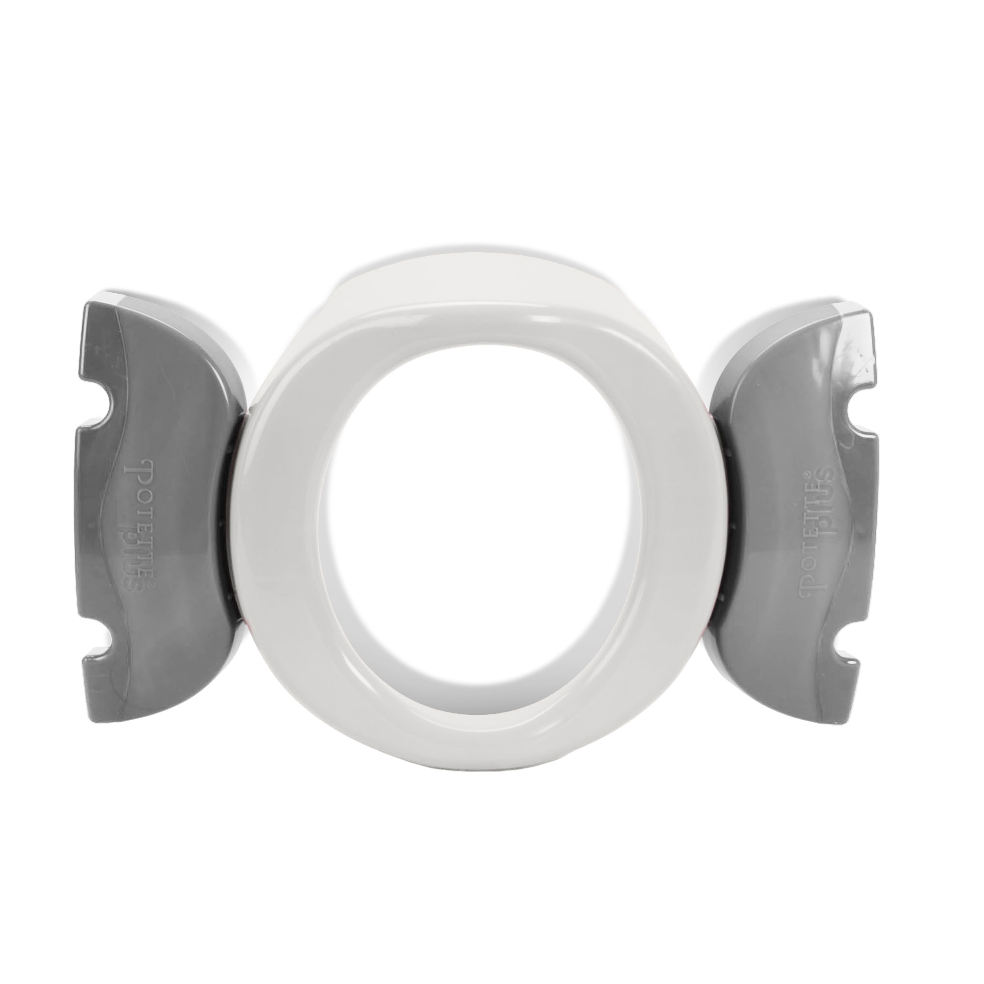 POTETTE PLUS® 2v1-cestovní nočník/redukce na WC-bílo/šedý - Kliknutím na obrázek zavřete