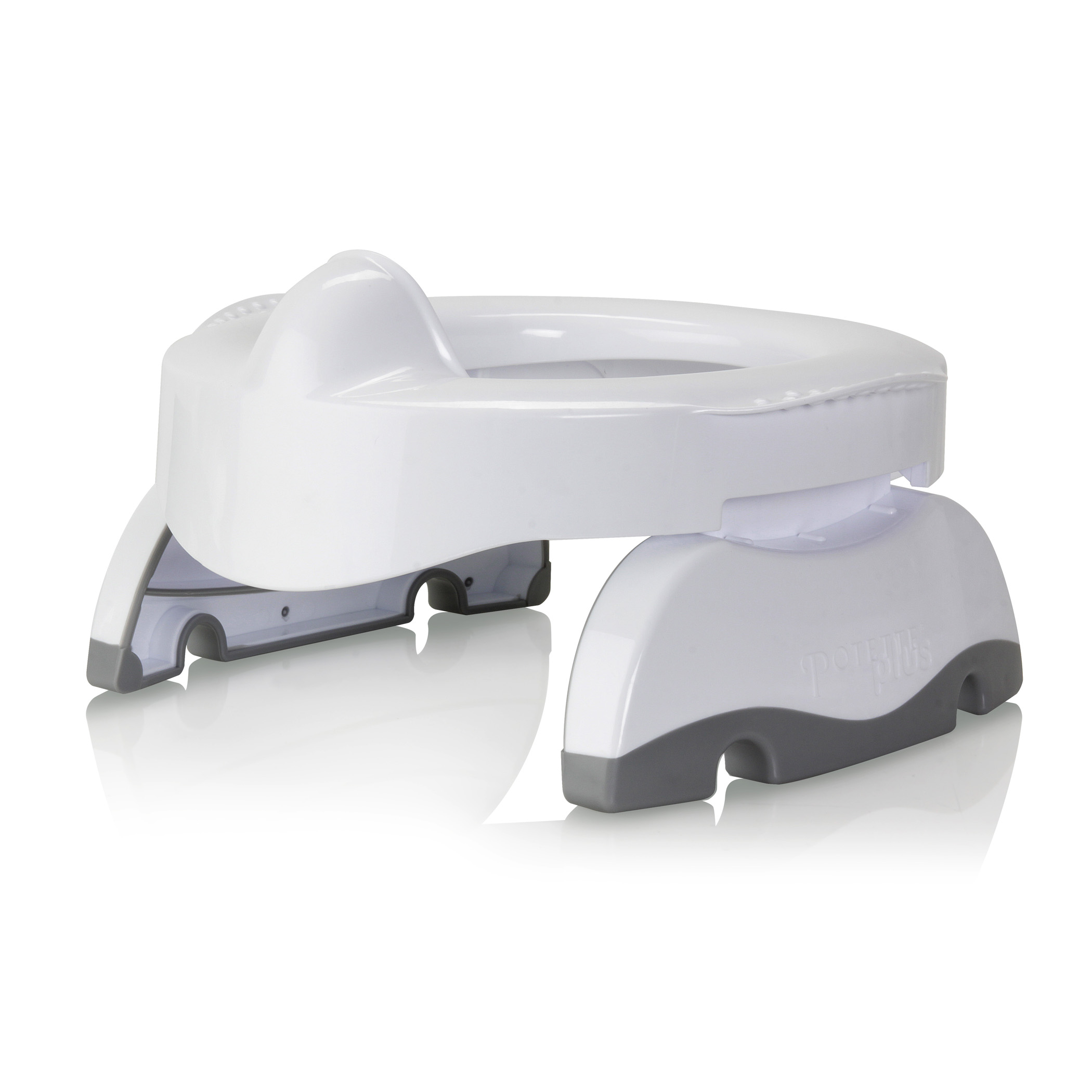 POTETTE PLUS® 2v1-cestovní nočník/redukce na WC Premium bílý - Kliknutím na obrázek zavřete
