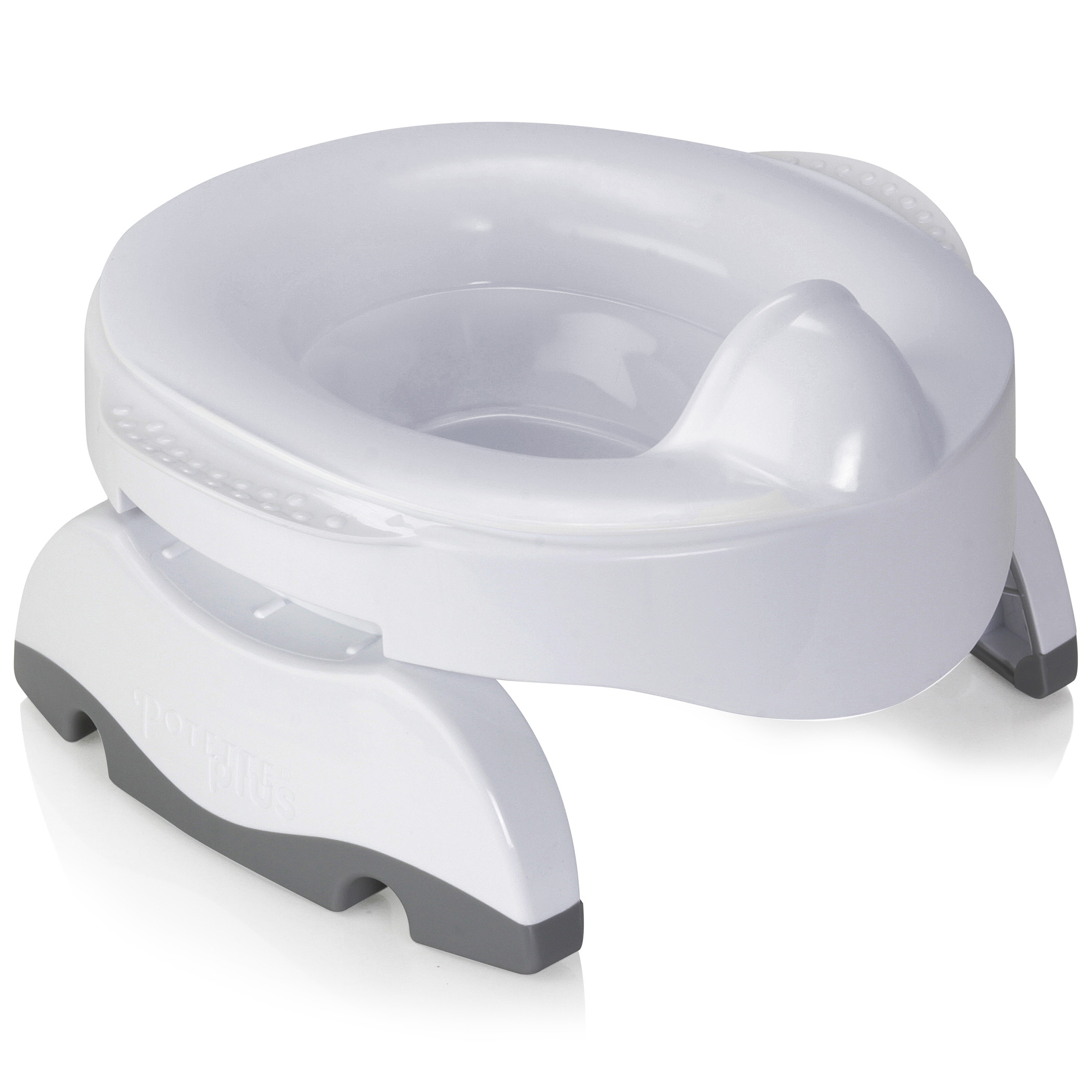 POTETTE PLUS® 2v1-cestovní nočník/redukce na WC Premium bílý - Kliknutím na obrázek zavřete