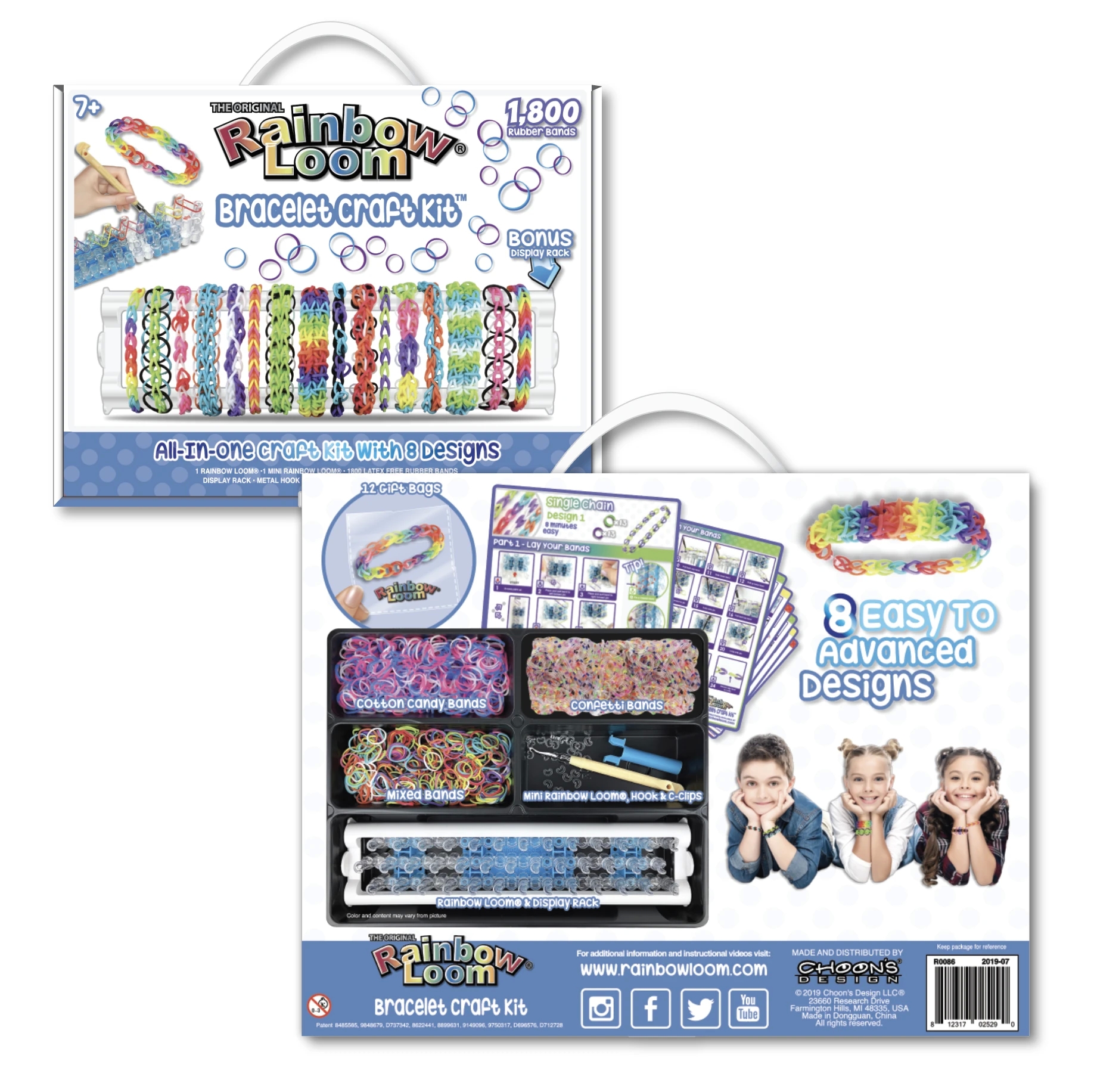 Rainbow Loom® Bracelet Craft Kit - SKLADEM - Kliknutím na obrázek zavřete