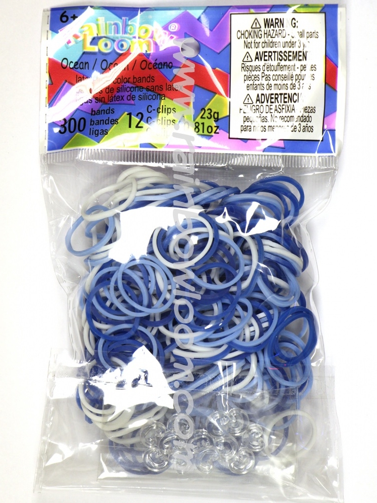 Rainbow Loom® Original-gumičky-300ks- ocean mix SKLADEM - Kliknutím na obrázek zavřete