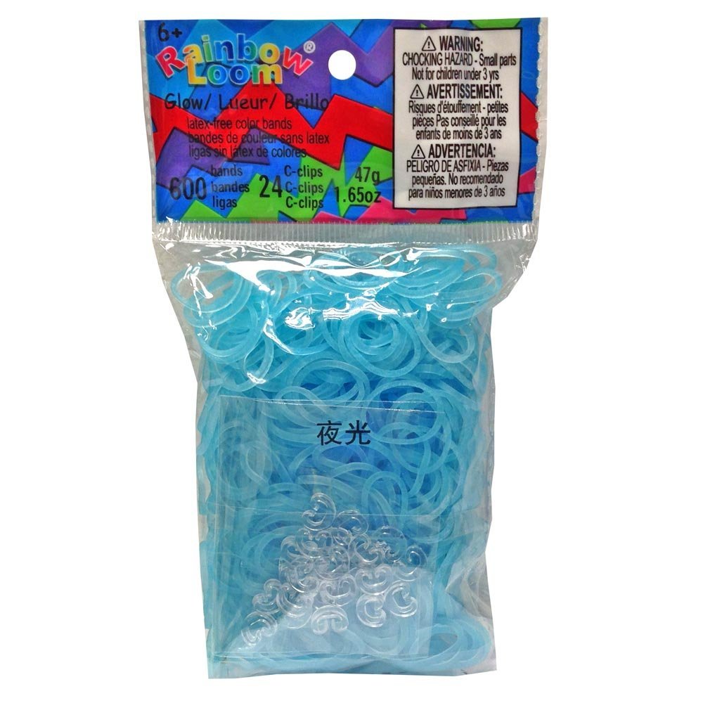 Rainbow Loom® Original-gumičky-600ks-svítící modréSKLADEM - Kliknutím na obrázek zavřete