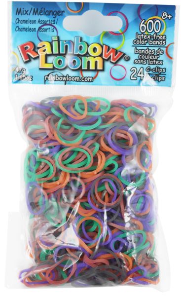 Rainbow Loom® Original-gumičky-600ks-chameleon mix-SKLADEM - Kliknutím na obrázek zavřete