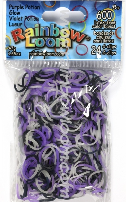 Rainbow Loom® Original-gumičky-600ks-strašidelné svítící-SKLADEM - Kliknutím na obrázek zavřete