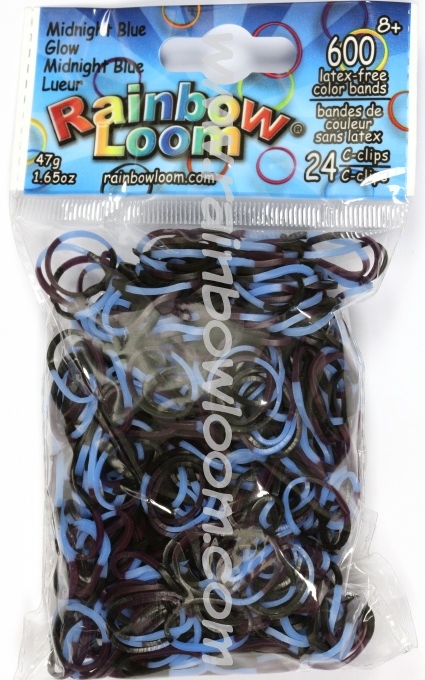 Rainbow Loom® Original-gumičky-600ks-půlnoční svítící-SK - Kliknutím na obrázek zavřete