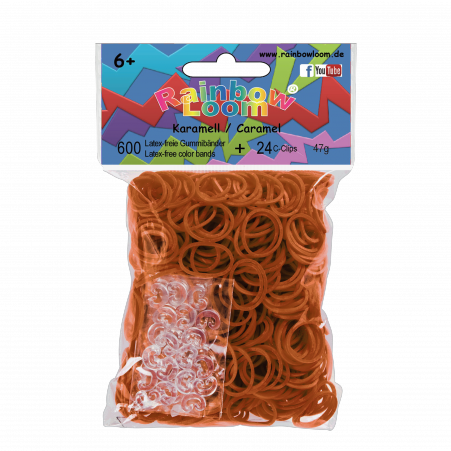 Rainbow Loom® Original-gumičky-600ks-karamelová SKLADEM - Kliknutím na obrázek zavřete