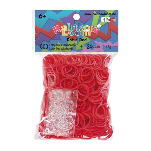 Rainbow Loom® Original-gumičky-600ks-červená SKLADEM - Kliknutím na obrázek zavřete