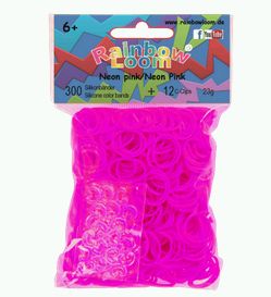 Rainbow Loom® Original-gumičky-300ks-neon růžová-SKLADEM - Kliknutím na obrázek zavřete
