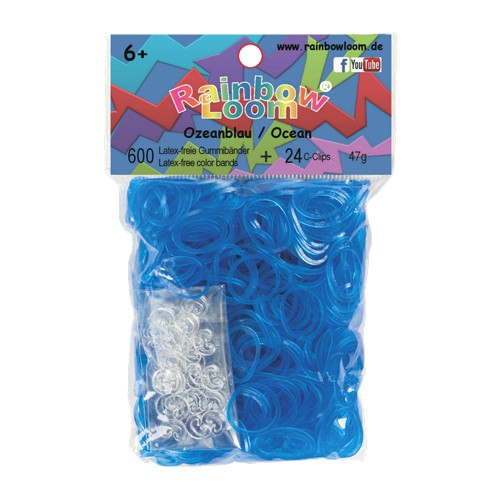 Rainbow Loom® Original-gumičky-600ks-transp. modráSKLADEM - Kliknutím na obrázek zavřete