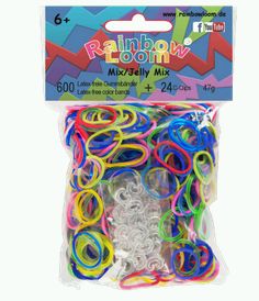 Rainbow Loom® Original-gumičky-600ks-transparetní mixSKLADEM - Kliknutím na obrázek zavřete