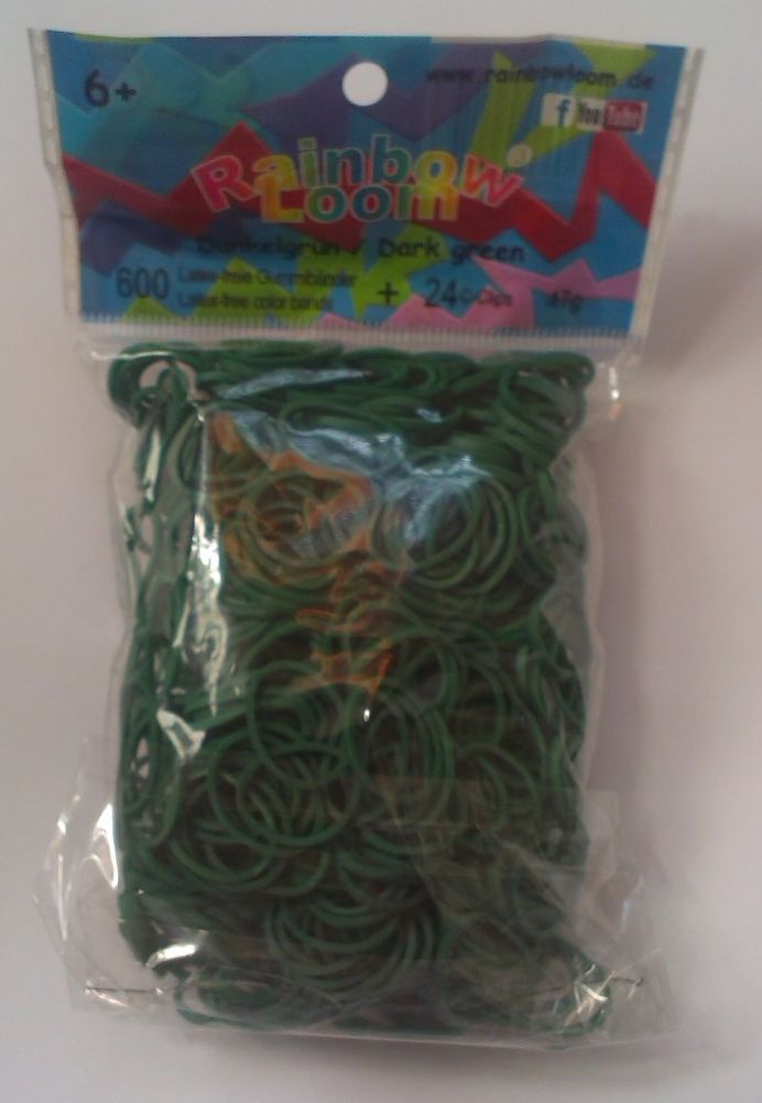 Rainbow Loom® Original-gumičky-600ks-tm. zelená SKLADEM - Kliknutím na obrázek zavřete