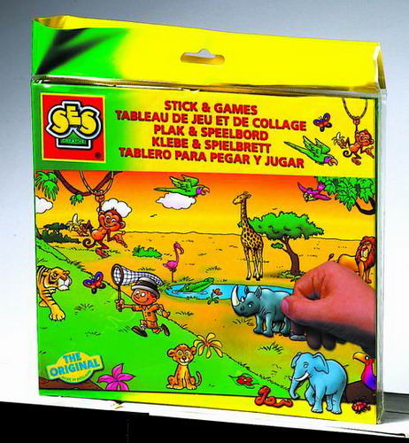 Hrací kniha s nalep. obrázky jungle - Kliknutím na obrázek zavřete