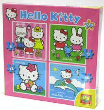 Hello Kitty-Puzzle - Kliknutím na obrázek zavřete