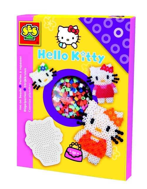 zažehlovací korálky Hello Kitty-1 200ks - Kliknutím na obrázek zavřete