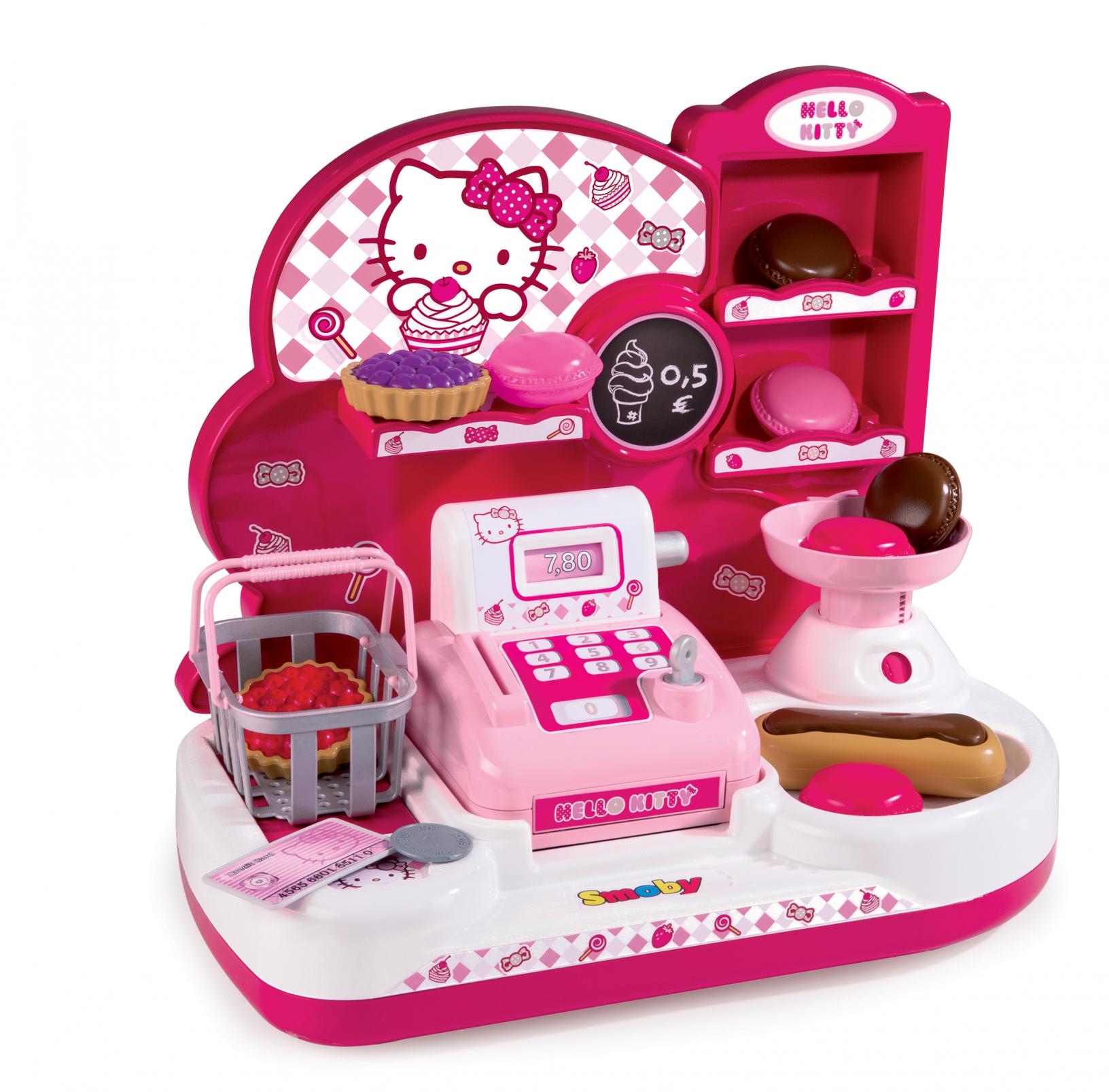 Hello Kitty obchod s pokladnou s otvírací kasou - Kliknutím na obrázek zavřete