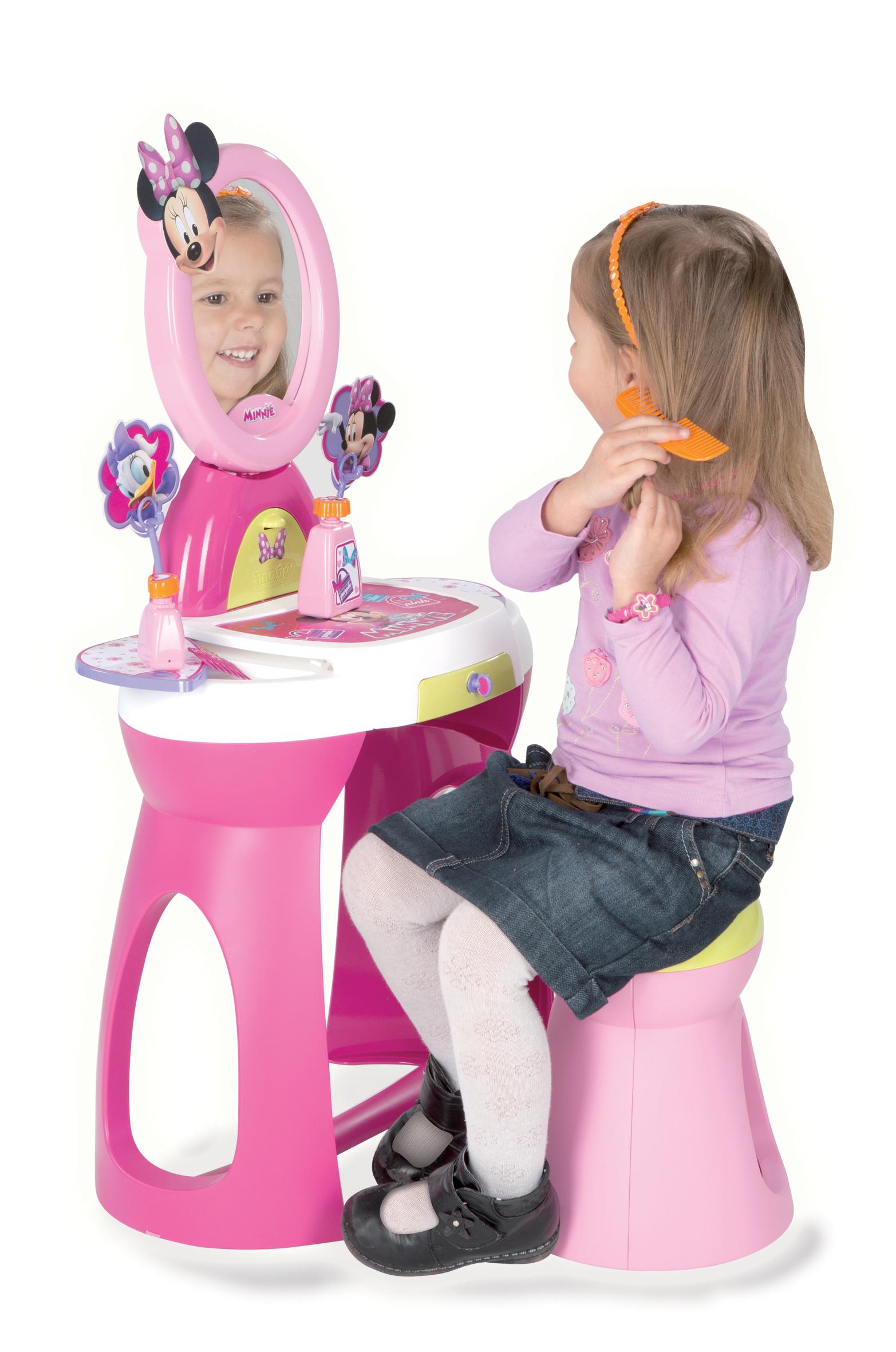 Minnie kosmetický stolek 2v1 se stoličkou a s 10 doplňkami - Kliknutím na obrázek zavřete
