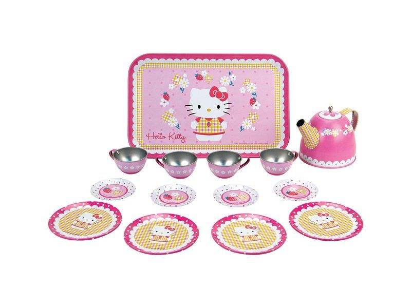 Hello Kitty čajový set, 14 doplňků - Kliknutím na obrázek zavřete