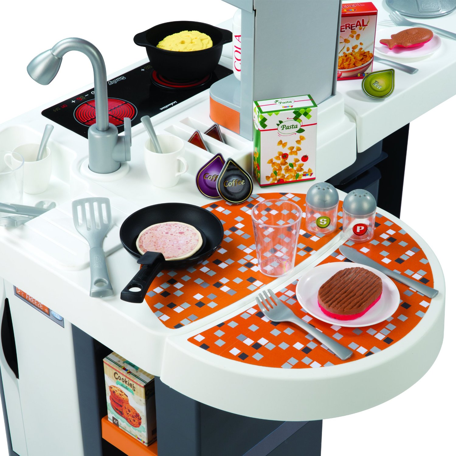 Kuchyňka TEFAL STUDIO XL oranžovo-stříbrná + DÁREK - Kliknutím na obrázek zavřete