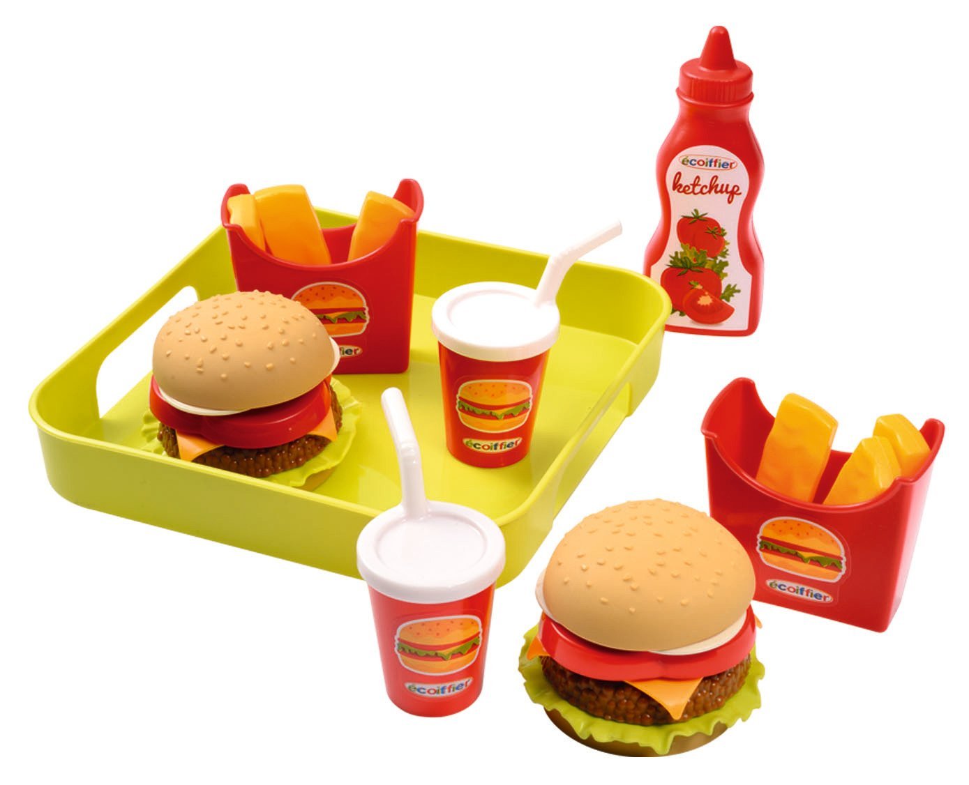 Hamburger set na tácku 100% Chef - Kliknutím na obrázek zavřete