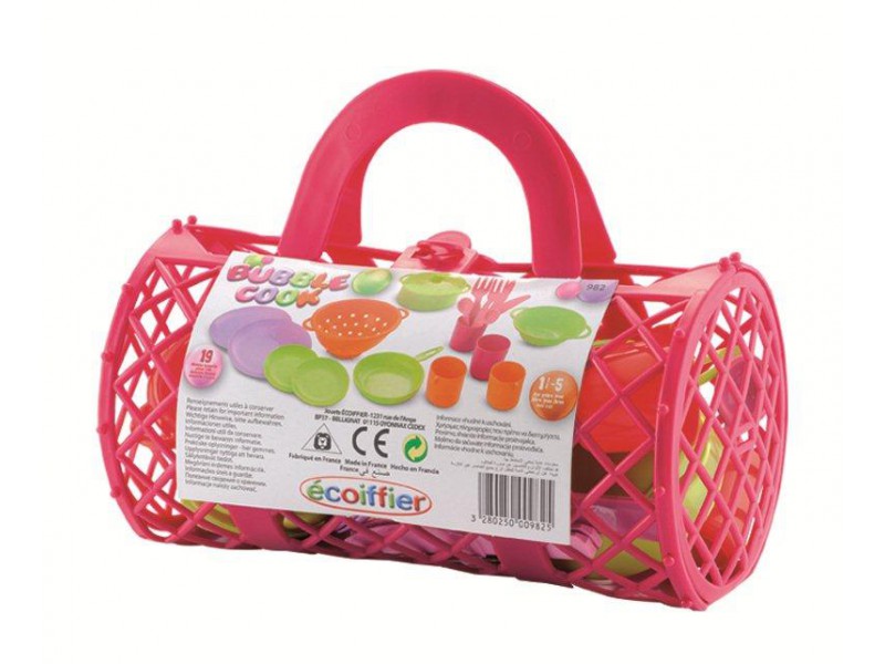 ECOIFFIER 982 Bubble Cook set 19 ks, - Kliknutím na obrázek zavřete