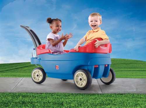 STEP2 Vozík pro 2 děti Versa Seat - Kliknutím na obrázek zavřete